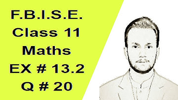 11th Class Maths | Chapter 13 | Exercise 13.2 | Question 20 | Inverse Trigonometric Functions