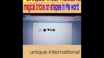 magical shapes tricks on Ms word 😉 #msword #microsoft #youtube #youtubeshorts #trend #viral #shorts