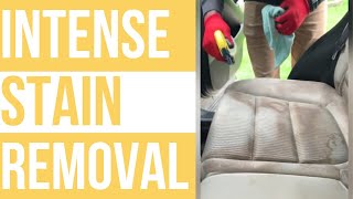 5 YEARS OLD FILTHY STAIN EXTRACTION| SUPER DIRTY| DEEP CLEANING CAR SEAT #satisfying #extraction