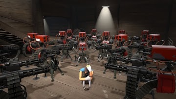 Taking Down a Secret Sentry Nest | TF2