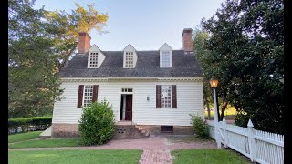 Inspecting a Colonial House in Williamsburg, VA