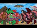 Evolution Of Godzilla PREGNANT, Hulk , Kong,  Mechagodzilla, Shin, Spider Hulk | Animation Skill