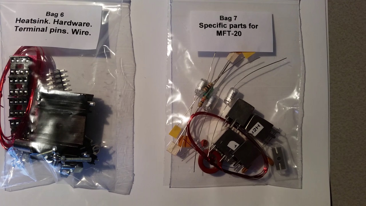 Mft Kit MFT 20 TRANSCEIVER KIT by EA3GCY, made by ON6UU part 1 - YouTube