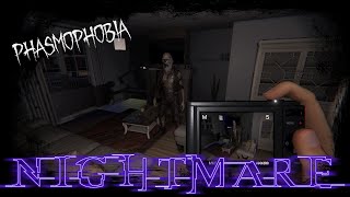 Phasmophobia | Ridgeview Court | NIGHTMARE | Solo | No Commentary | Ep 112