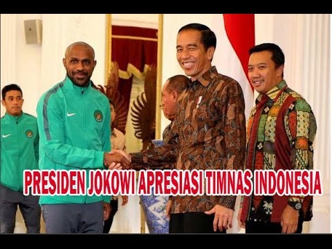 DABAT BONUS! Timnas Indonesia Bertemu Presiden Jokowi diIstana Negara - YouTube
