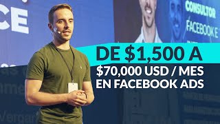 Evento en vivo  Cómo ESCALAR CAMPAÑAS en Facebook Ads (de $1,500 a $70,000 dólares/mes)