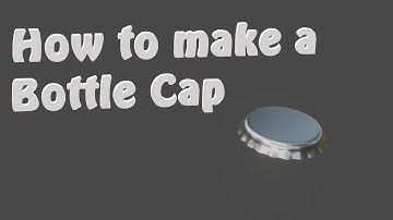 Blender 3.4 Tutorial - Bottle Cap