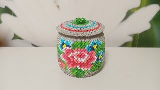 картинка: шкатулка в технике модульное оригами (мастер-класс)