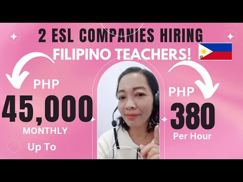 TEACH FROM HOME JOBS: 💵💰$ UP TO Php 45,000 Per Month: Hiring FILIPINO TEACHERS!