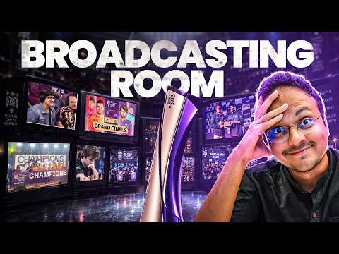The crazy broadcast setup for Global Chess League 2026