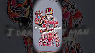 man of steel heart of gold||iron man Art trending #captainamerica #ironman #unitedstatesofcaptainame