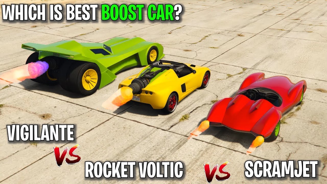 SCRAMJET VS VIGILANTE VS ROCKET VOLTIC   WHICH IS BEST BOOST CAR
