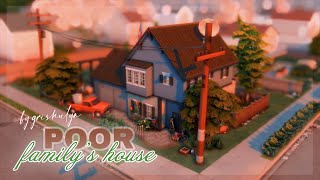 Дом бедной семьи | Строительство | The Sims 4 | Speed Build | No CC