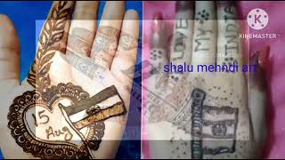 Happy independence day15August mehndi designs for hand15Augustshortviedolatest mehndi designs.