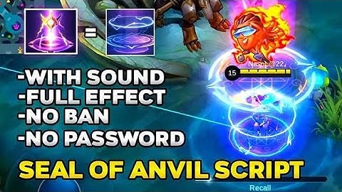Seal Of Anvil Recall Replace 5 Recalls! | Full Sound | Full Effects | MLBB |