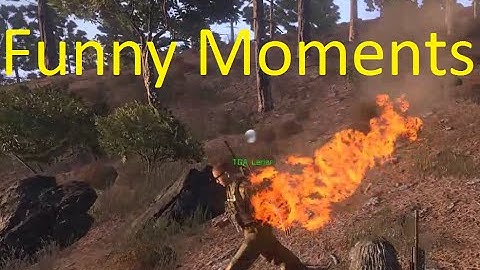 Arma 3: Breaking Point - Funny Moments: Part 2: Burning People Alive and Burning Zombie Glitch