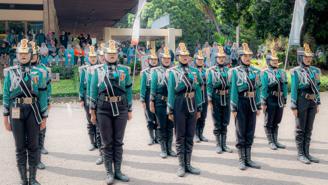 MERINDING! PASKIBRA SMPN 1 CICALENGKA LKBB POLBAN GARUDA STRIDE COMPETITION