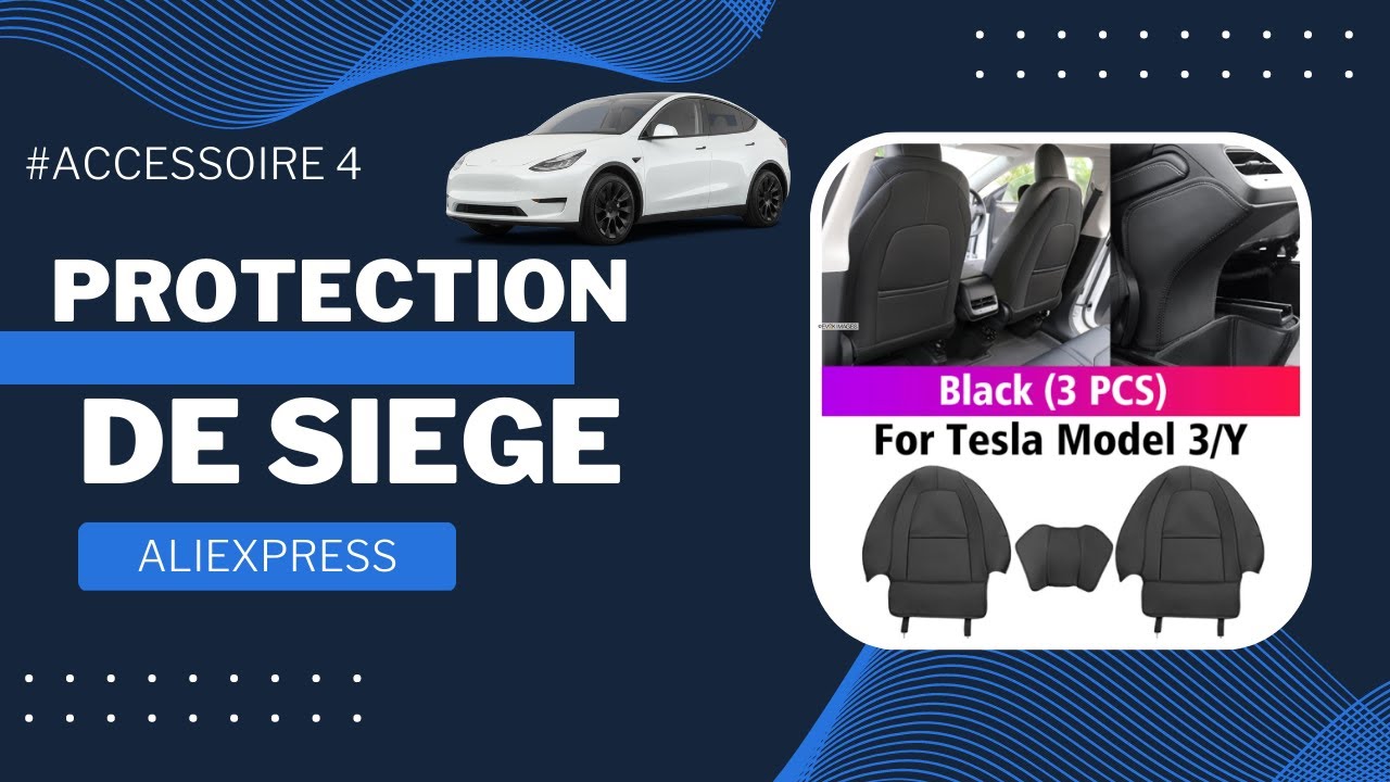 Accessoire 4] Model Y/3 Protection de siège avant 