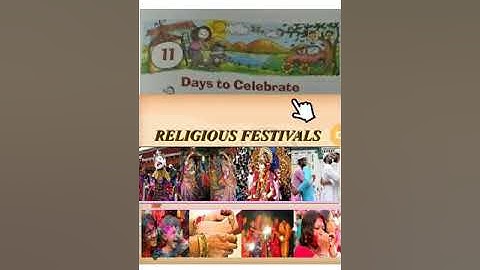 Class 2 EVS Course Book, Chapter 11 Days to Celebrate ( Religious Festivals)