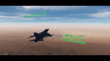 DCS Mirage F1EE - Lofting laser guided bomb
