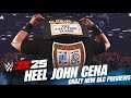 WWE2K25 John Cena New Official HEEL Entrance !