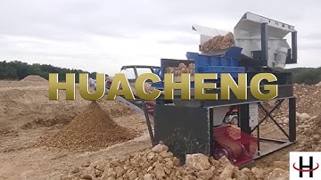 MUD & STONE SEPARATOR, TO SEPARATE ROCK FROM DIRT. AN EFFICIENT EQUIPMENT ON CRUSHING INDUSTRY.