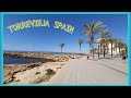 TORREVIEJA SPAIN ALONG THE SEA IN THE MORNING