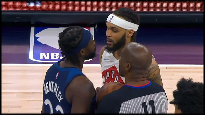 Patrick Beverley and Gary Trent Jr were BEEFING Be...