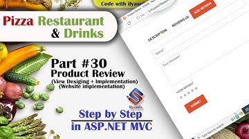 Online Restaurant Part 30 Product Rating @CodeWithIlyasoft #productrating
