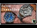 Zelos Skyraider 2 Skeleton and Blue Meteorite Review: Safety belts fastened and seats upright