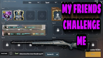 MY FRIENDS CHALLENGE ME TDM 1v2 TDM M24 ONLY PUBG MOBILE
