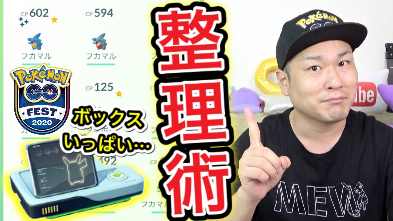 ポケモン go ボックス 整理