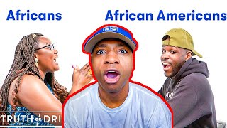 REACT TO Do You Use the N-word? Africans \& African Americans | Truth or Drink | Cut