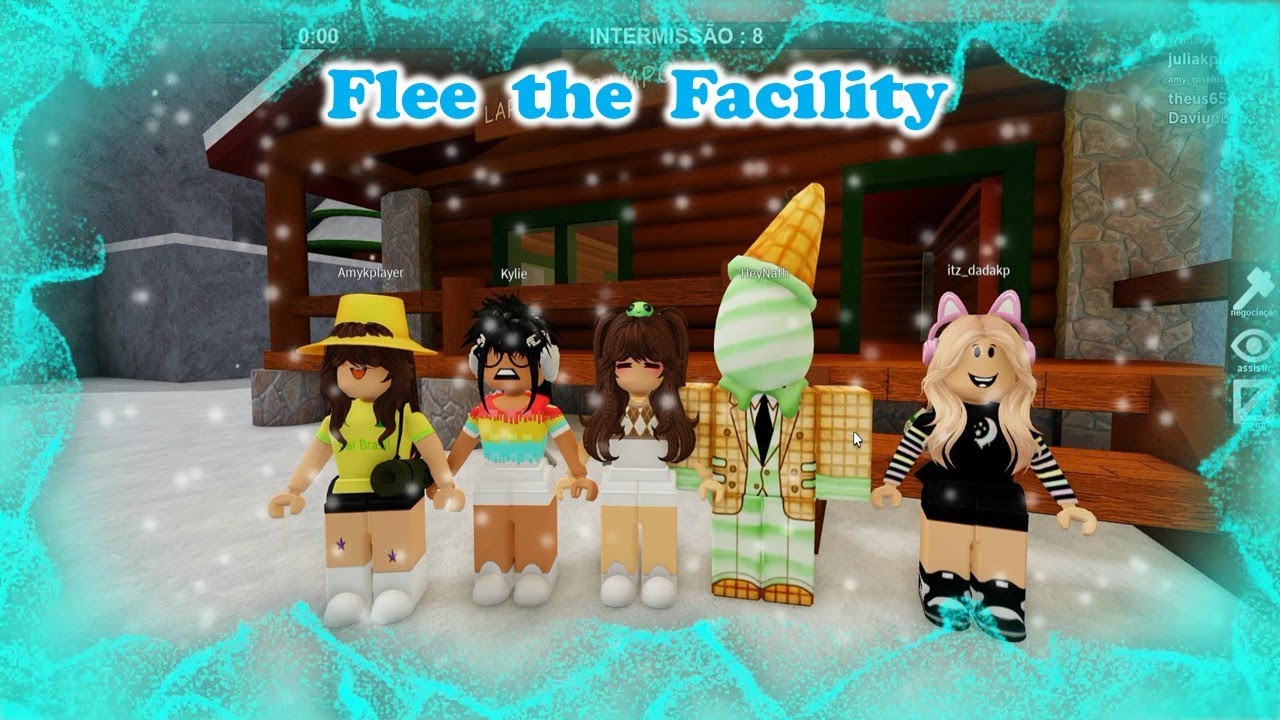 A MARRETÃO DORMINHOCA NO FLEE THE FACILITY 😂 (Roblox) 