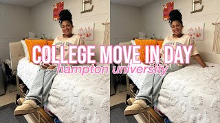 college move-in day | hampton university  | erin aja