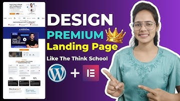 Design a Premium Landing Page on Elementor | Step-by-Step WordPress Tutorial for Beginners 2025
