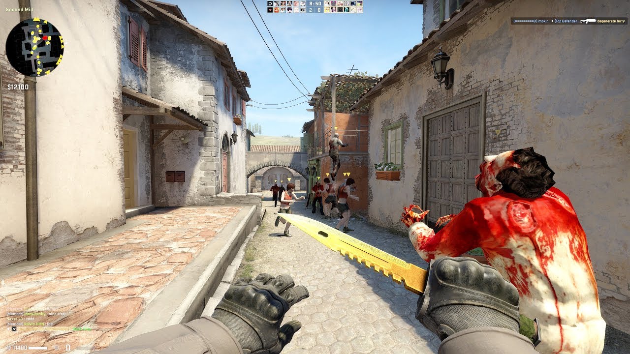 CSGO: Zombie Survival Mod - de_Inferno (FUNNY MODS) on GFL