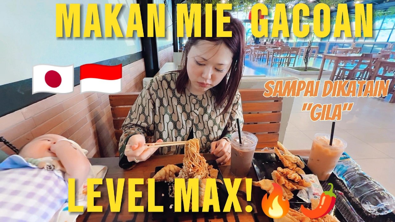 AKU MAKAN MIE GACOAN LEVEL MAX, SAMPAI DIKATAIN G*LA SAMA ISTRI JEPANG! 🤯🌶️