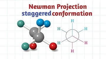 Newman Projection for ethane Staggered conformation (drawing structure,Steriochemistry)