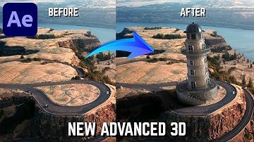 Deze nieuwe geavanceerde 3D-functie is GEK - After Effects-zelfstudie | 3D-modellen, HDRI, Shadow...