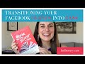 Transitioning Your Facebook Friends into Fans: Week 4 Book Launch Countdown!