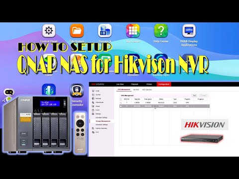 How to  Setup your QNAP NAS as a storage For Your Hikvision NVR IP Camera Recorder | Ozzysero