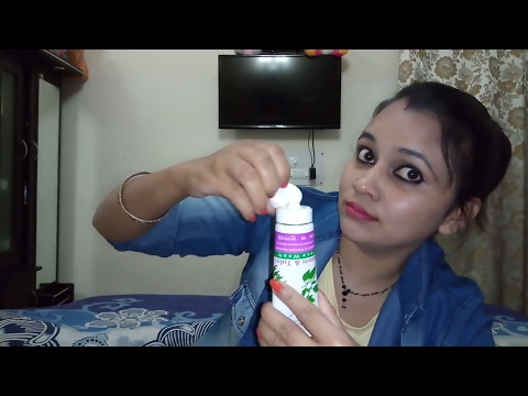 Patanjali neem tulsi face wash review for pimple & acne free skin !!