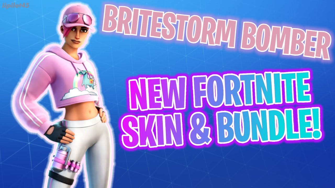 Fortnite Britestorm Bomber Bundle NEW SKIN (Item Shop 2/18/21) #shorts