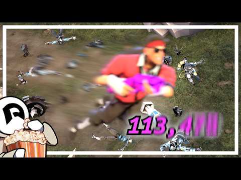 VERY fast Scout tf2 DPSmaxxing at incredible hihg speed in MVM (Bite-Sized Stream)