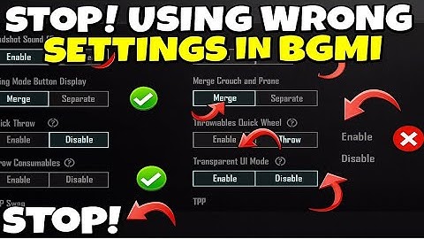 All Basic and Advance Control Settings in BGMI/PUBG MOBILE #bgmi #pubg