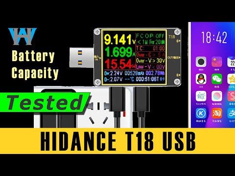 ATORCH HIDANCE T18 Battery capacity monitor protection for Phone or tablet charge