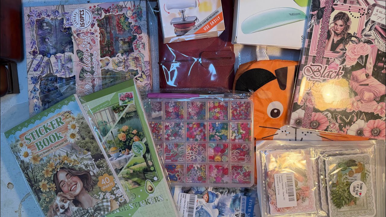 AMAZON HAUL WITH LOTS OF CRAFTY GOODNESS, ETC. STICK AROUND UNTIL THE END