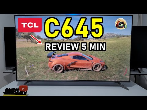 TCL C645 QLED SMART TV 4K: FULL REVIEW IN 5 MINUTES 
