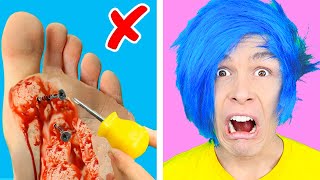 Robby tries 75 Siimple Lifehacks by 5 minute crafts COmpilation #42